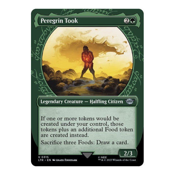 Peregrin Took (Showcase) (LTR) #315 Uncommon (Lightly Played) Universes Beyond: The Lord of the Rings: Tales of Middle-earth Magic: The Gathering: 2023