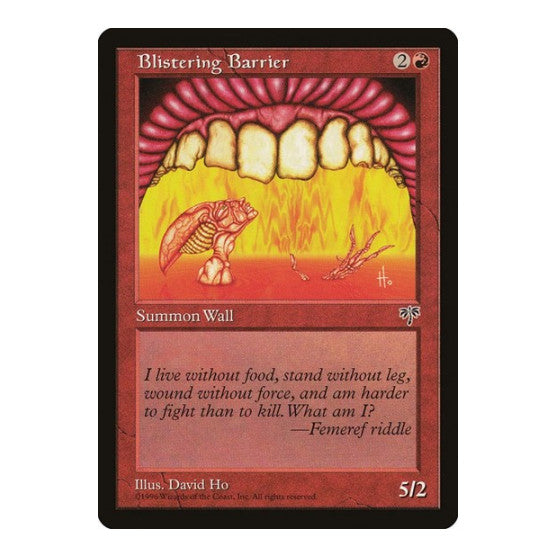 Blistering Barrier (MIR) #159 Common Mirage Magic: The Gathering: 1996