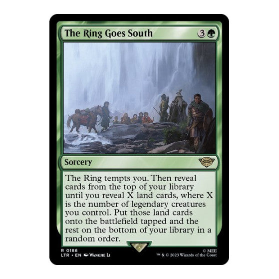 The Ring Goes South (LTR) #186 Rare Universes Beyond: The Lord of the Rings: Tales of Middle-earth Magic: The Gathering: 2023