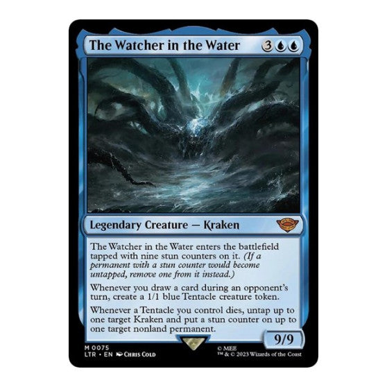 The Watcher in the Water (LTR) #75 Mythic Rare (Near Mint) Universes Beyond: The Lord of the Rings: Tales of Middle-earth Magic: The Gathering: 2023