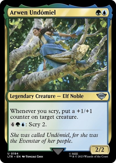 Arwen Undomiel (LTR) #194 Uncommon (Lightly Played) Universes Beyond: The Lord of the Rings: Tales of Middle-earth Magic: The Gathering: 2023