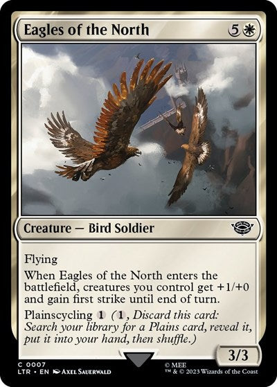 Eagles of the North (LTR) #7 Common (Lightly Played) Universes Beyond: The Lord of the Rings: Tales of Middle-earth Magic: The Gathering: 2023
