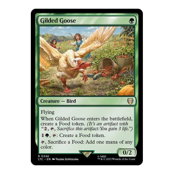 Gilded Goose (LTC) #246 Rare (Lightly Played) Commander: The Lord of the Rings: Tales of Middle-earth Magic: The Gathering: 2023