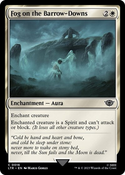 Fog on the Barrow Downs (LTR) #16 Common (Lightly Played) Universes Beyond: The Lord of the Rings: Tales of Middle-earth Magic: The Gathering: 2023