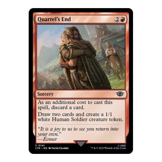Quarrel's End (LTR) #141 Common (Lightly Played) Universes Beyond: The Lord of the Rings: Tales of Middle-earth Magic: The Gathering: 2023