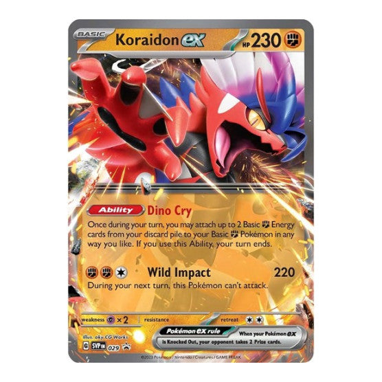 Koraidon ex - 029 (SVP) #029 Promo (Holofoil Near Mint) SV: Scarlet & Violet Promo Cards Pokemon: 2023