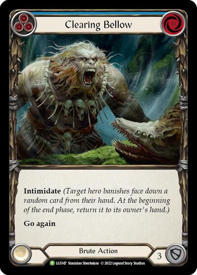 Clearing Bellow - LGS147 (PR) #LGS147 Promo (Rainbow Foil Near Mint) Flesh and Blood: Promo Cards Flesh and Blood TCG: 2019