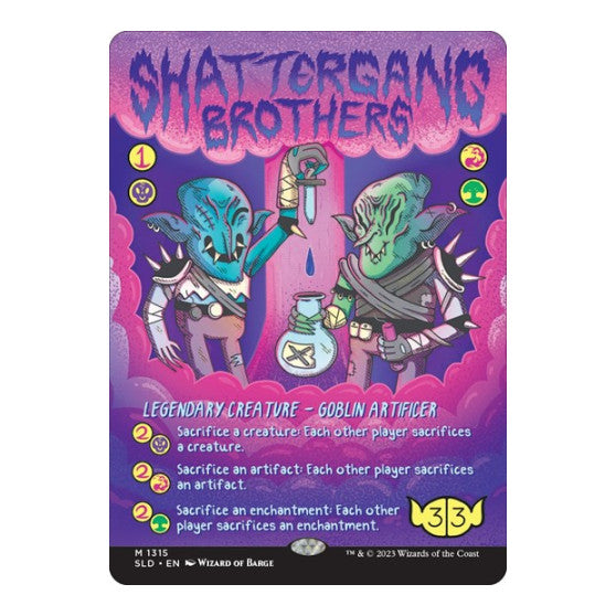 Shattergang Brothers (SLD) #1315 Mythic Rare (Near Mint) Secret Lair Drop Series Magic: The Gathering: 2026