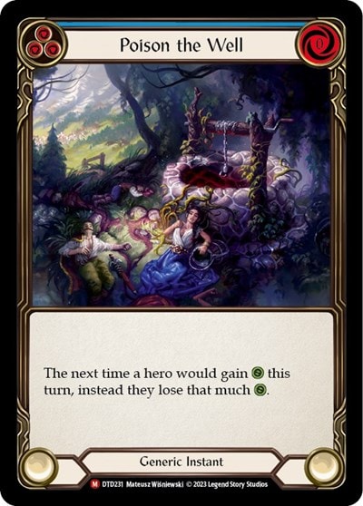 Poison the Well (DTD) #DTD231 Majestic (Lightly Played) Dusk till Dawn Flesh and Blood TCG: 2023