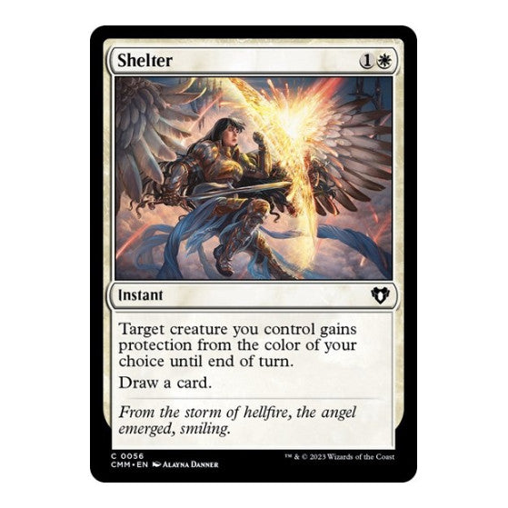Shelter (CMM) #56 Common (Lightly Played) Commander Masters Magic: The Gathering: 2023
