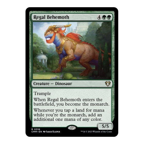 Regal Behemoth (CMM) #316 Rare (Lightly Played) Commander Masters Magic: The Gathering: 2023