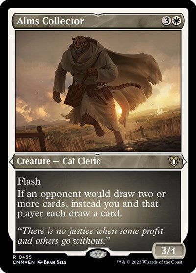 Alms Collector Foil Etched (CMM) #455 Rare (Foil Near Mint) Commander Masters Magic: The Gathering: 2023