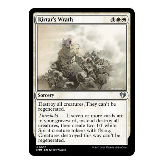 Kirtar's Wrath (CMM) #35 Uncommon (Lightly Played) Commander Masters Magic: The Gathering: 2023