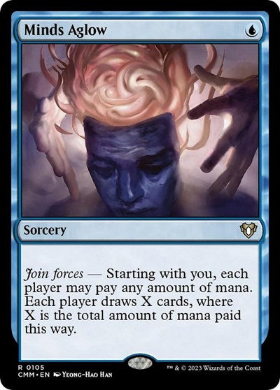 Minds Aglow (CMM) #105 Rare (Lightly Played) Commander Masters Magic: The Gathering: 2023