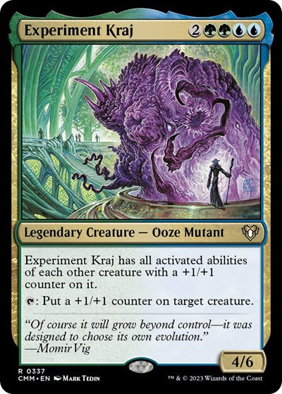 Experiment Kraj (CMM) #337 Rare (Near Mint) Commander Masters Magic: The Gathering: 2023