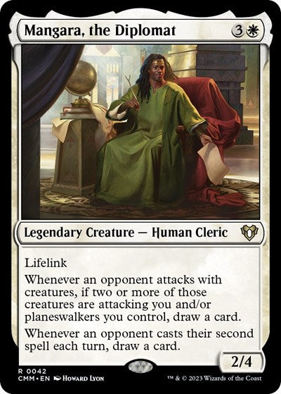 Mangara the Diplomat (CMM) #42 Rare (Foil Near Mint) Commander Masters Magic: The Gathering: 2023