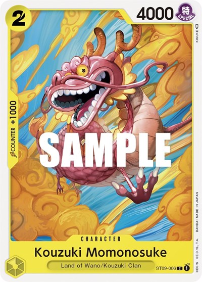 Kouzuki Momonosuke (ST-09) #ST09-006 Common (Near Mint) Starter Deck 9: Yamato One Piece Card Game: 2023