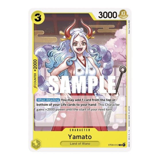 Yamato (012) (ST-09) #ST09-012 Common (Near Mint) Starter Deck 9: Yamato One Piece Card Game: 2023