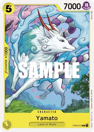 Yamato 013 (ST-09) #ST09-013 Common (Near Mint) Starter Deck 9: Yamato One Piece Card Game: 2023