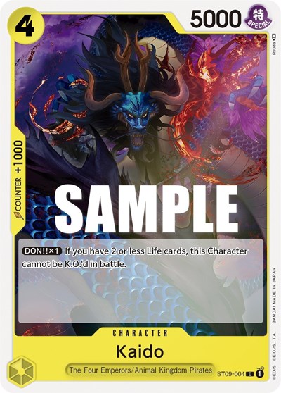 Kaido (ST-09) #ST09-004 Common (Near Mint) Starter Deck 9: Yamato One Piece Card Game: 2023