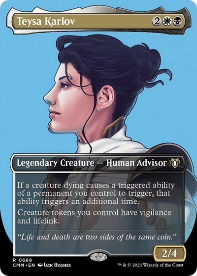 Teysa Karlov Borderless (CMM) #688 Rare (Near Mint) Commander Masters Magic: The Gathering: 2023