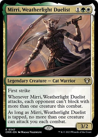 Mirri Weatherlight Duelist (CMM) #347 Rare (Near Mint) Commander Masters Magic: The Gathering: 2023
