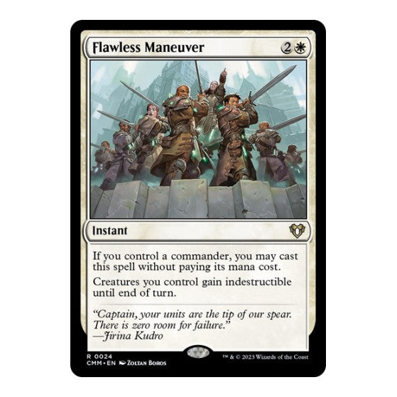 Flawless Maneuver (CMM) #24 Rare (Lightly Played) Commander Masters Magic: The Gathering: 2023