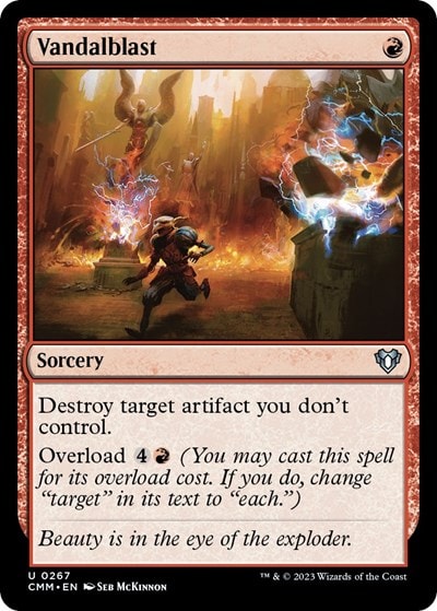 Vandalblast (CMM) #267 Uncommon (Lightly Played) Commander Masters Magic: The Gathering: 2023