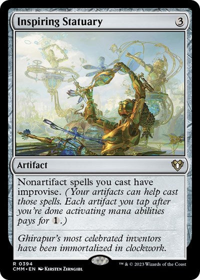 Inspiring Statuary (CMM) #394 Rare (Near Mint) Commander Masters Magic: The Gathering: 2023