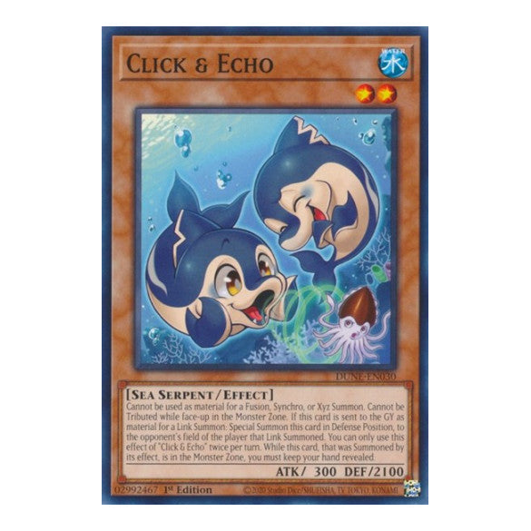 Click & Echo (DUNE) #DUNE-EN030 Common (1st Edition Near Mint) Duelist Nexus YuGiOh: 2023