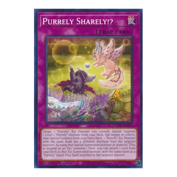 Purrely Sharely!? (DUNE) #DUNE-EN075 Common (1st Edition Near Mint) Duelist Nexus YuGiOh: 2023