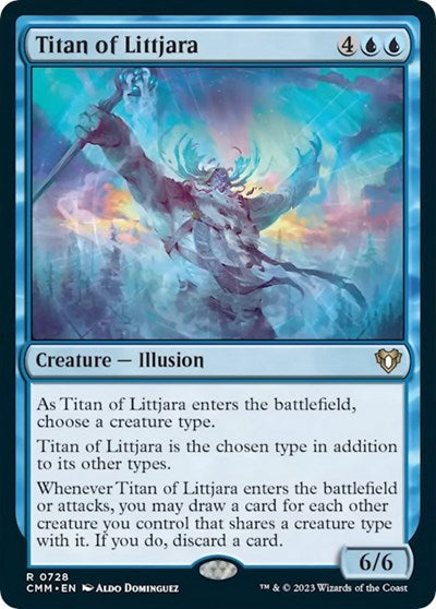 Titan of Littjara (CMM) #728 Rare (Near Mint) Commander Masters Magic: The Gathering: 2023