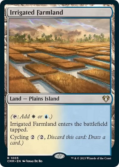 Irrigated Farmland (CMM) #1005 Rare (Near Mint) Commander Masters Magic: The Gathering: 2023
