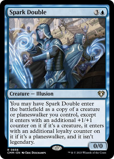 Spark Double (CMM) #856 Rare (Near Mint) Commander Masters Magic: The Gathering: 2023