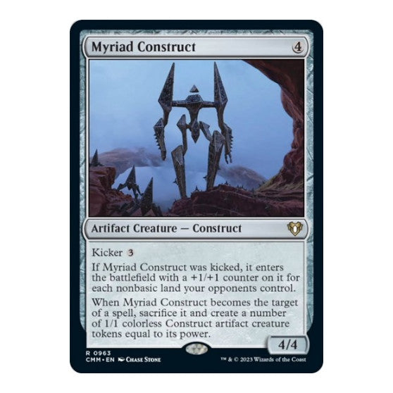 Myriad Construct (CMM) #963 Rare (Lightly Played) Commander Masters Magic: The Gathering: 2023
