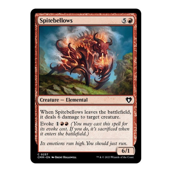 Spitebellows (CMM) #257 Common (Lightly Played) Commander Masters Magic: The Gathering: 2023