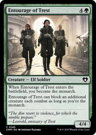 Entourage of Trest (CMM) #285 Common (Lightly Played) Commander Masters Magic: The Gathering: 2023