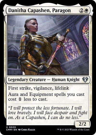 Danitha Capashen Paragon (CMM) #20 Uncommon (Lightly Played) Commander Masters Magic: The Gathering: 2023