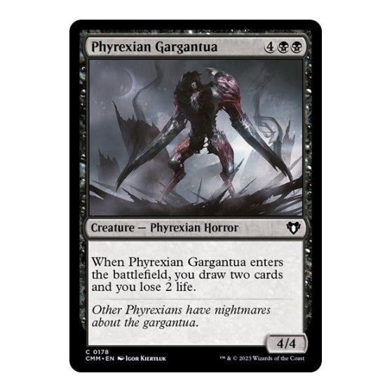Phyrexian Gargantua (CMM) #178 Common (Lightly Played) Commander Masters Magic: The Gathering: 2023