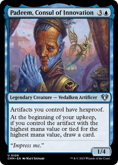 Padeem Consul of Innovation (CMM) #109 Uncommon (Near Mint) Commander Masters Magic: The Gathering: 2023