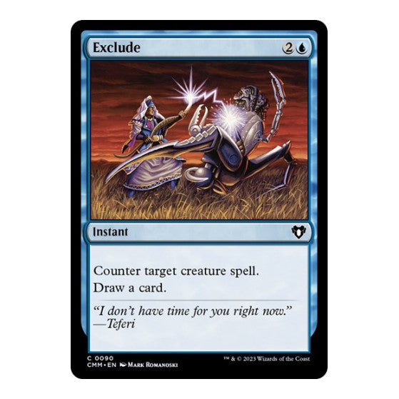 Exclude (CMM) #90 Common Commander Masters Magic: The Gathering: 2023