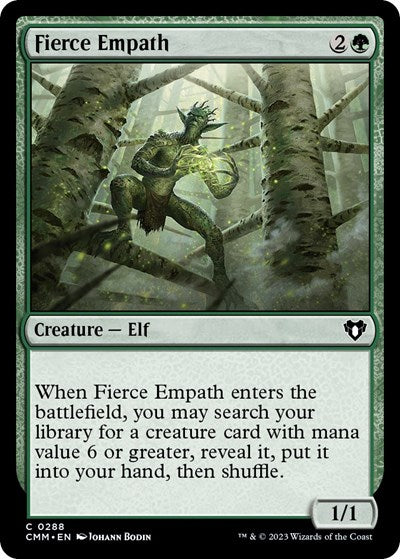 Fierce Empath (CMM) #288 Common (Lightly Played) Commander Masters Magic: The Gathering: 2023