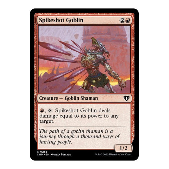 Spikeshot Goblin (CMM) #256 Common (Lightly Played) Commander Masters Magic: The Gathering: 2023