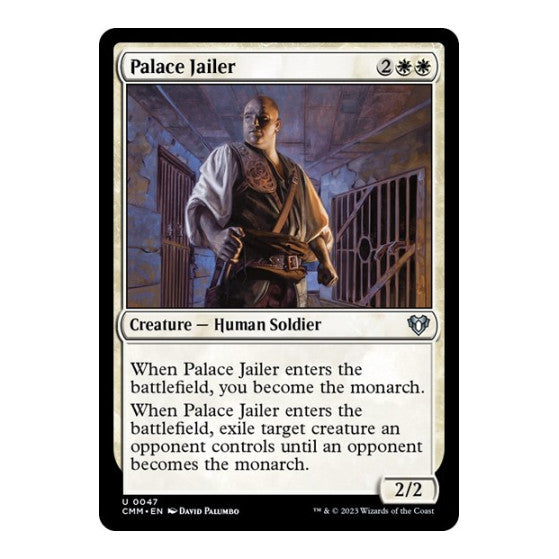 Palace Jailer (CMM) #47 Uncommon (Lightly Played) Commander Masters Magic: The Gathering: 2023