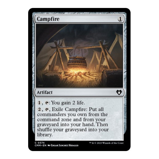 Campfire (CMM) #374 Common (Lightly Played) Commander Masters Magic: The Gathering: 2023