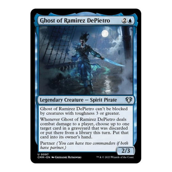 Ghost of Ramirez DePietro (CMM) #97 Uncommon (Lightly Played) Commander Masters Magic: The Gathering: 2023