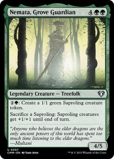 Nemata Grove Guardian (CMM) #307 Uncommon Commander Masters Magic: The Gathering: 2023