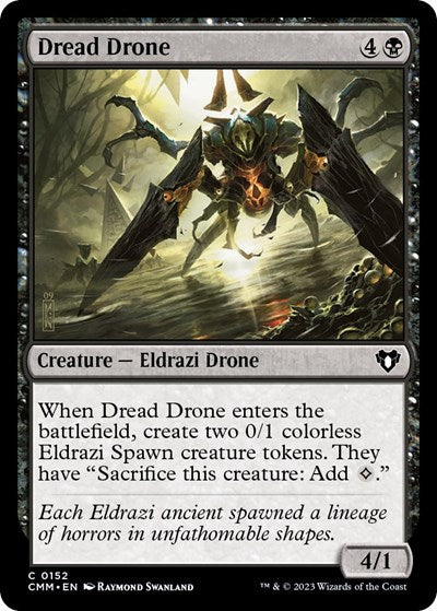 Dread Drone (CMM) #152 Common (Lightly Played) Commander Masters Magic: The Gathering: 2023