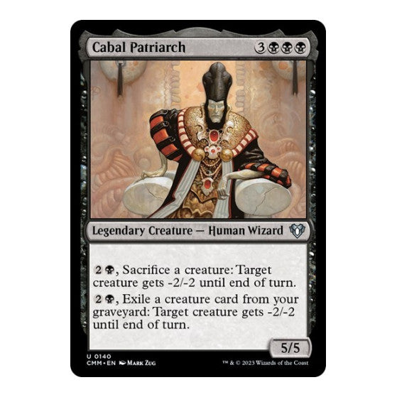 Cabal Patriarch (CMM) #140 Uncommon (Lightly Played) Commander Masters Magic: The Gathering: 2023