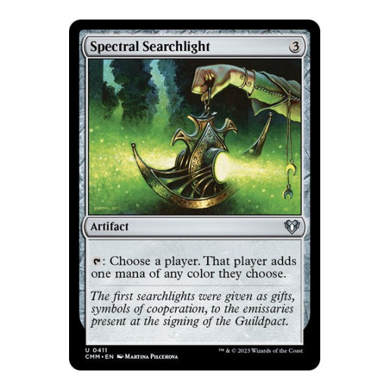 Spectral Searchlight (CMM) #411 Uncommon (Lightly Played) Commander Masters Magic: The Gathering: 2023